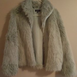Cotton candy Faux Fur jacket